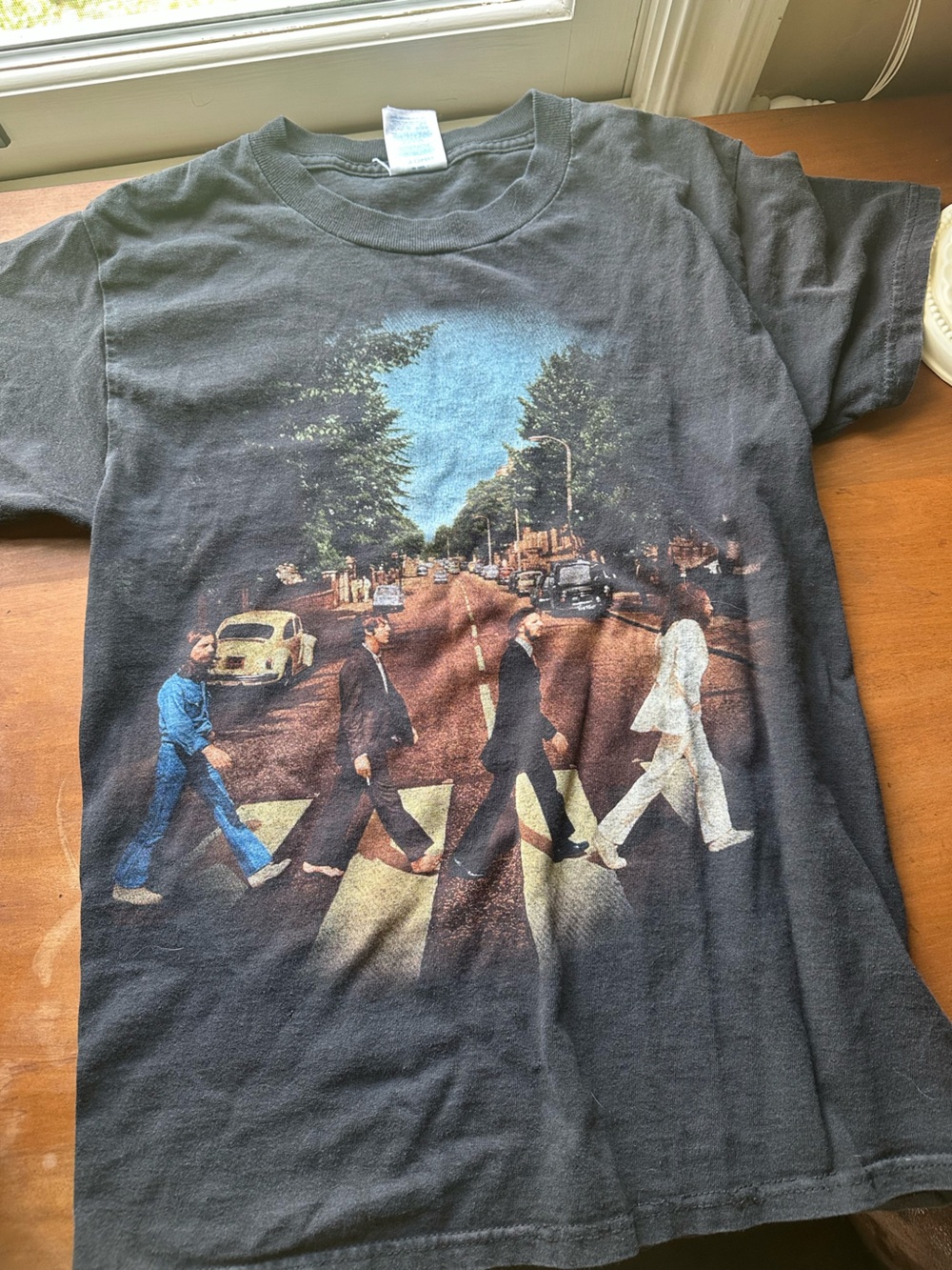 The Beatles Black Graphic Logo T-Shirt